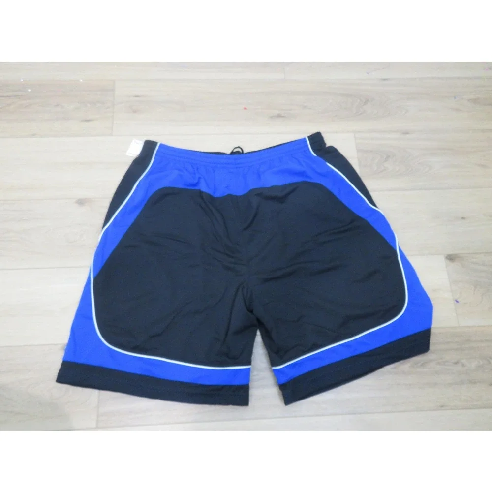 Vintage y2k And1 Basketball Shorts Mens XXL Black Blue Mesh Workout Baggy
